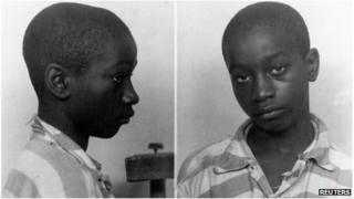 George Stinney Jr appears in an undated police booking photo provided by the South Carolina Department of Archives and History.