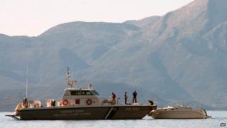 A Greek coast guard vessel (file image)