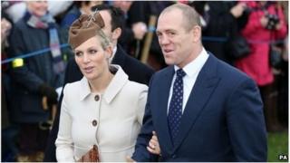 Zara and Mike Tindall