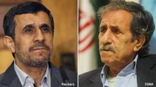 Mahmoud Ahmadinejad and Mahmoud Basiri
