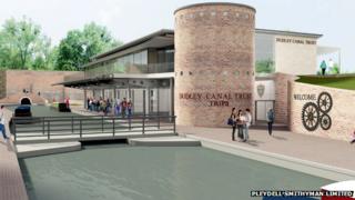 The visitor centre will tell the history of the canal tunnels and mines