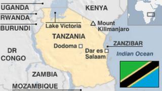 Map of Tanzania