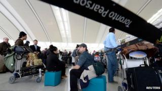 Pearson International Airport in Toronto on 7 January 2014