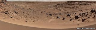Looking over the top of the dune at Dingo Gap