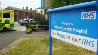watford hospital nhs patients general bbc breach rules die hospitals hertfordshire reviewed trust caption copyright west been