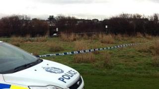 Police at scene