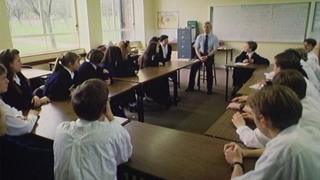 teacher and children in classroom