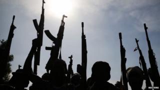 Rebels in Upper Nile state - 11 February 2014