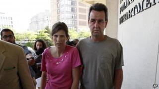 Catherine Schaible (left) and Herbert Schaible appeared in Philadelphia, Pennsylvania, on 22 May 2013