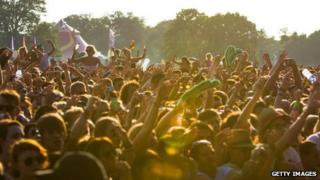 Music festival crowd (file pic)