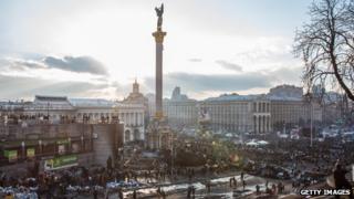 Independence Square, Kiev, 20 February 2014