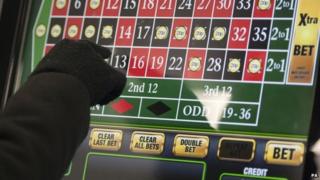 A gambling machine