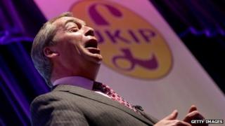 UKIP leader Nigel Farage