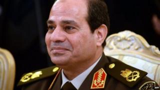 Field Marshal Abdul Fattah al-Sisi in Moscow (13 February 2014)