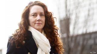 Rebekah Brooks arriving at the Old Bailey on March 4