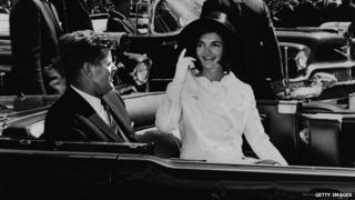 President John F Kennedy and First Lady Jacqueline Kennedy