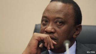 Kenyan President Uhuru Kenyatta