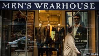 A Men's Wearhouse store