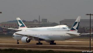 Cathay Pacific cargo plane