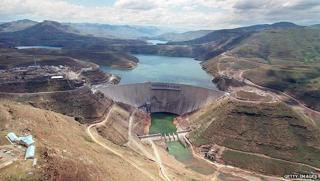 Lesotho's Katse Dam, part of the Lesotho Highlands Water Project