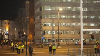 Westgate car park scene