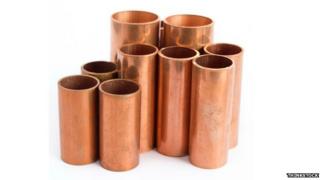 Copper pipes