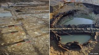 Roman irrigation system in Cambridge
