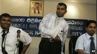 Doctors appear before the media