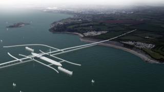 Severn Barrage artist's impression