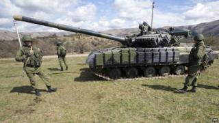 Russian soldiers in Crimea, 27 March