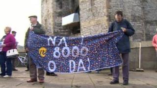 Protest Caernarfon