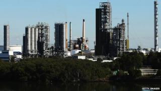 Refinery in Sydney, Australia