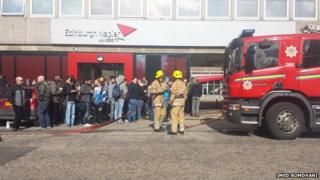 Edinburgh Napier fire