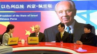 Simon Peres interacted with Chinese netizens on Weibo