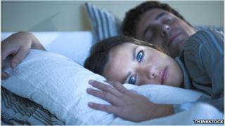 Sleeping couple