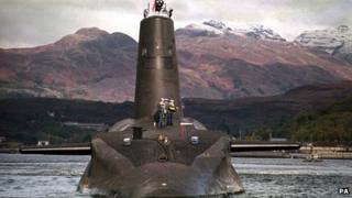 HMS Vanguard air Linne Chluaidh