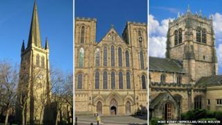Wakefield, Ripon and Bradford Cathedrals