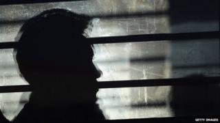 An undocumented Guatemalan immigrant before being deported from the US, on June 24, 2011.