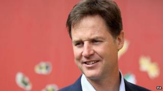 Deputy Prime Minister Nick Clegg