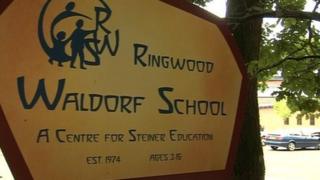 Waldorf School sign