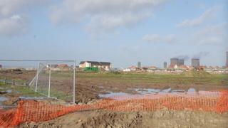Great Western Park estate under construction