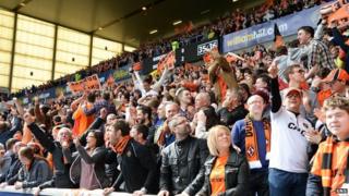 dundee fans united raise tickets final helped sns scottish caption copyright cup than