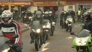 Bikers in Hastings
