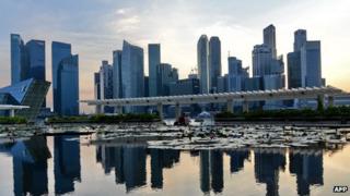 Singapore financial center