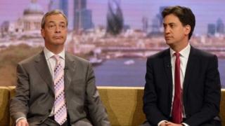 Nigel Farage and Ed Miliband