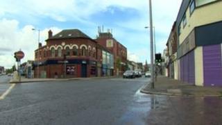The assault happened on the Newtownards Road in the early hours of Sunday morning