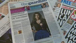The Guardian with UKIP's Sanya-Jeet Thandi pictured on its front page
