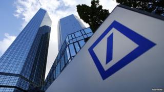 Deutsche Bank building in Frankfurt