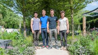 Left-right: David Rich, Hugo Bugg, Matthew Keightley, Harry Rich