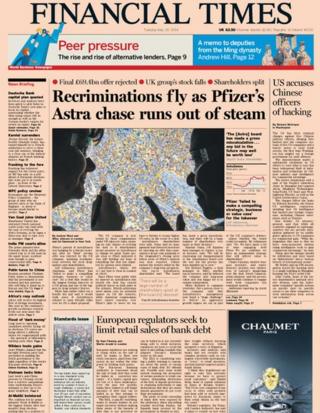 FT front page